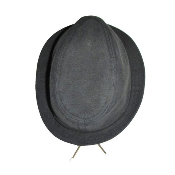Converse One Star Black Trilby Fedora Cotton Hat One Size Unisex - Picture 5 of 9